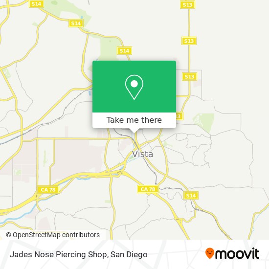 Jades Nose Piercing Shop map