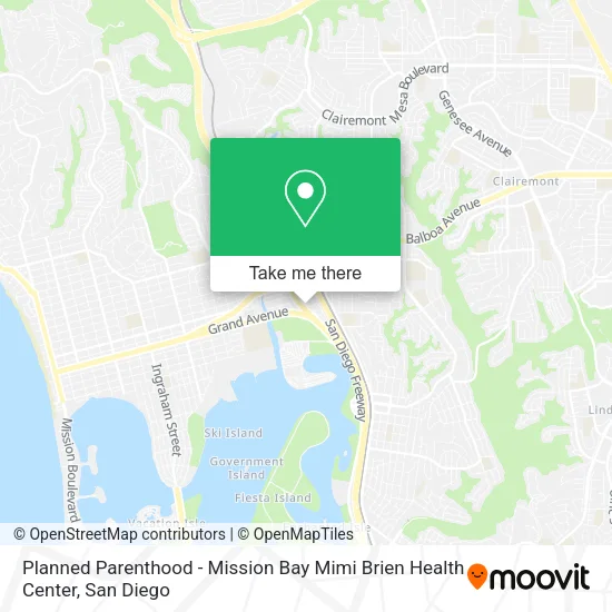 Planned Parenthood - Mission Bay Mimi Brien Health Center map