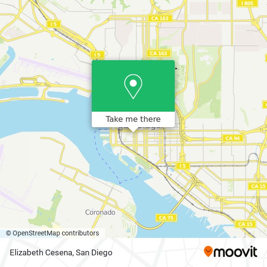 Mapa de Elizabeth Cesena