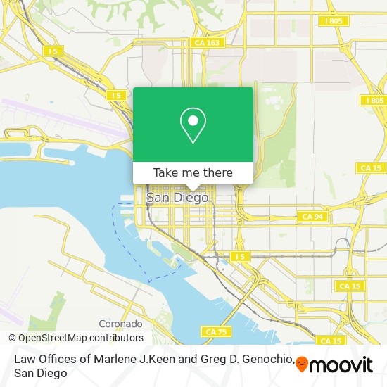 Mapa de Law Offices of Marlene J.Keen and Greg D. Genochio