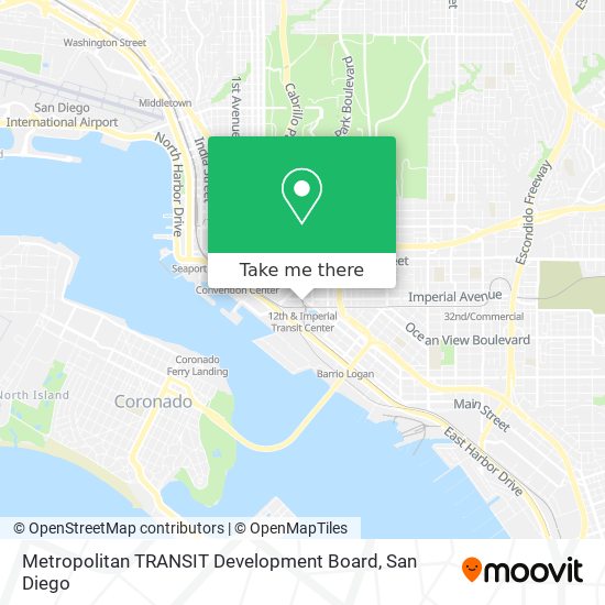 Metropolitan TRANSIT Development Board map