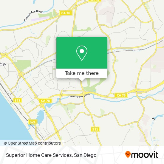 Mapa de Superior Home Care Services