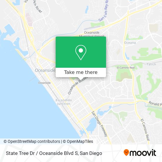 State Tree Dr / Oceanside Blvd S map