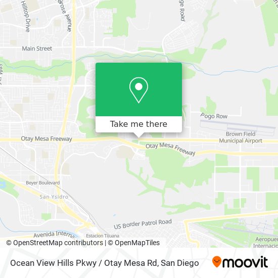 Ocean View Hills Pkwy / Otay Mesa Rd map