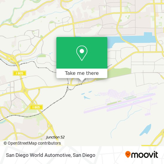 Mapa de San Diego World Automotive