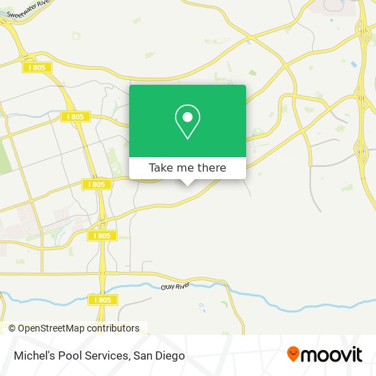 Michel's Pool Services map