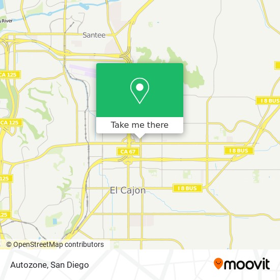 Autozone map