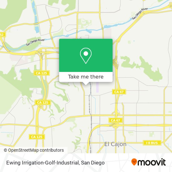 Ewing Irrigation-Golf-Industrial map