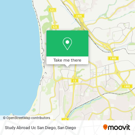 Study Abroad Uc San Diego map