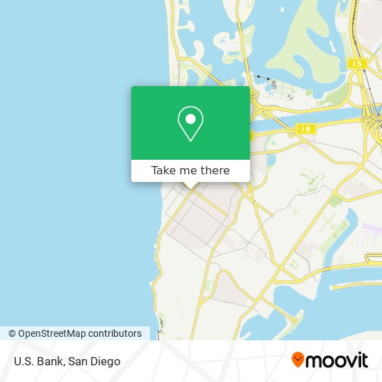 U.S. Bank map