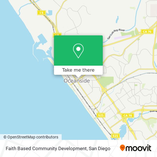 Mapa de Faith Based Community Development