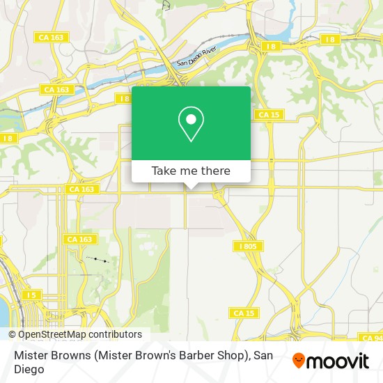 Mister Browns (Mister Brown's Barber Shop) map