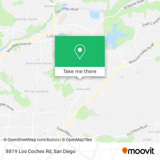 8819 Los Coches Rd map