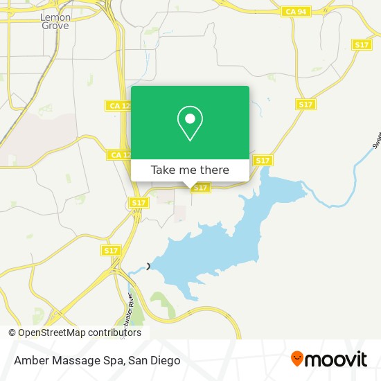 Mapa de Amber Massage Spa