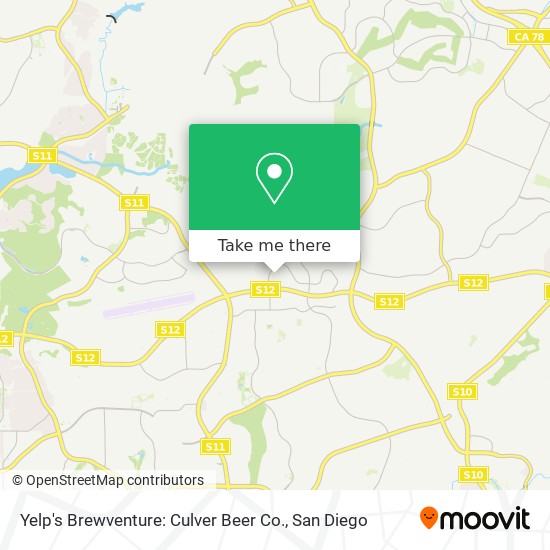 Mapa de Yelp's Brewventure: Culver Beer Co.