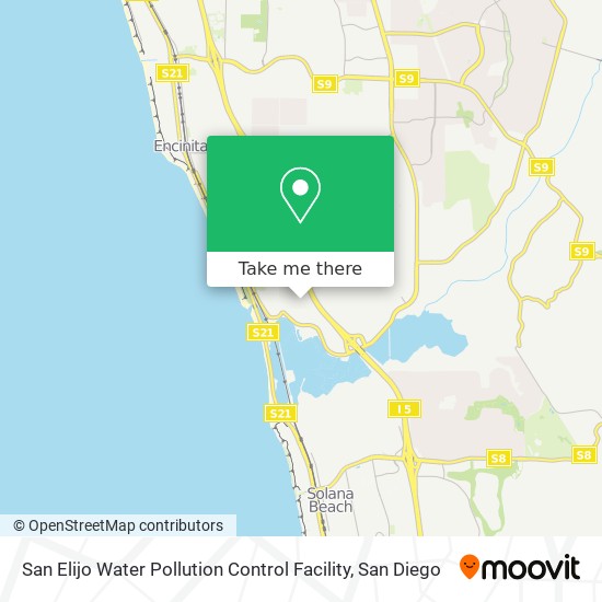 San Elijo Water Pollution Control Facility map