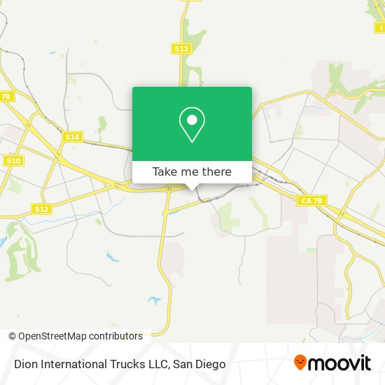 Dion International Trucks LLC map