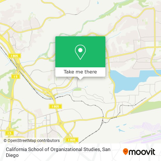 Mapa de California School of Organizational Studies