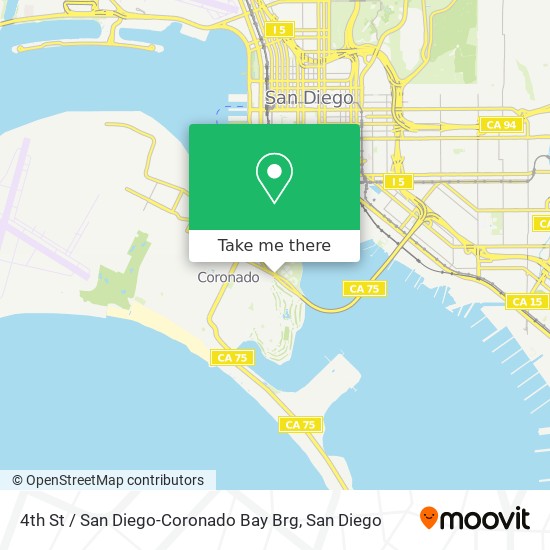 Mapa de 4th St / San Diego-Coronado Bay Brg