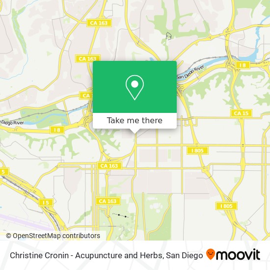 Mapa de Christine Cronin - Acupuncture and Herbs