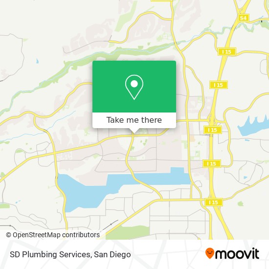 SD Plumbing Services map
