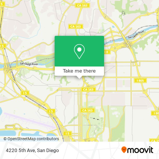 4220 5th Ave map