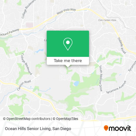 Mapa de Ocean Hills Senior Living