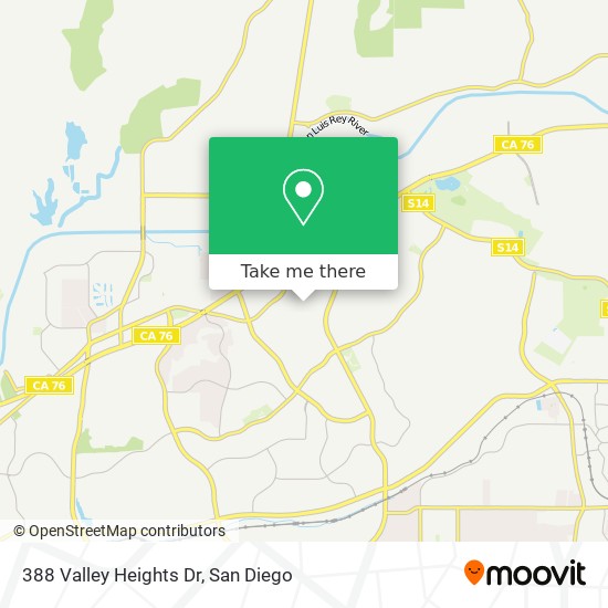 388 Valley Heights Dr map