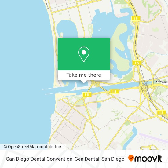 San Diego Dental Convention, Cea Dental map