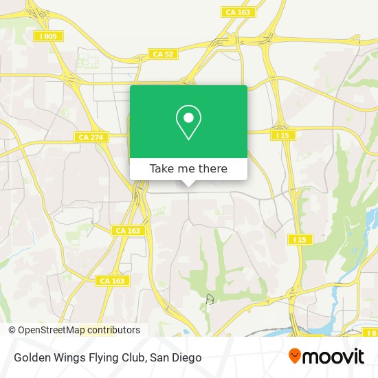 Golden Wings Flying Club map