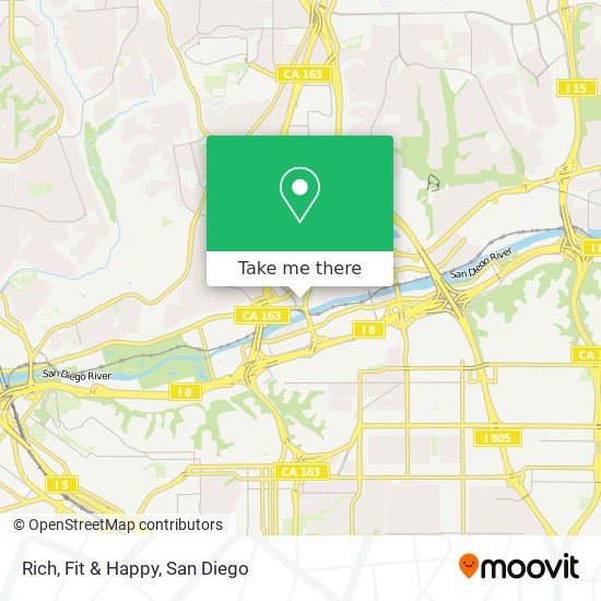 Rich, Fit & Happy map