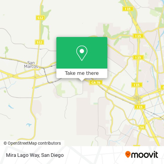 Mapa de Mira Lago Way