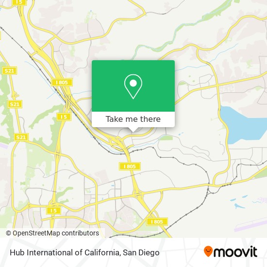 Mapa de Hub International of California