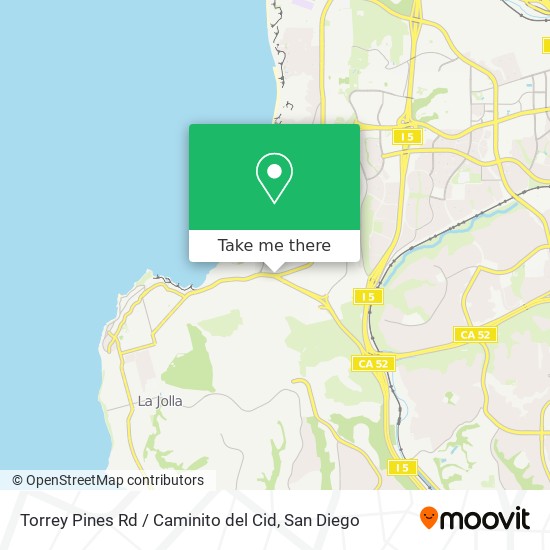 Mapa de Torrey Pines Rd / Caminito del Cid