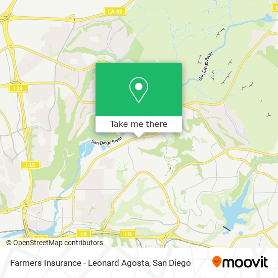 Mapa de Farmers Insurance - Leonard Agosta