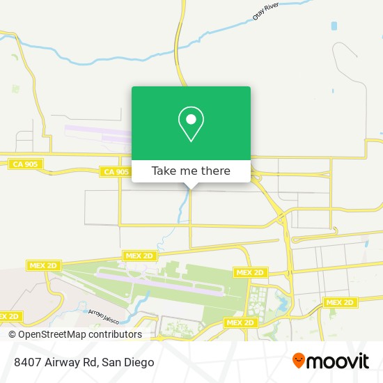 Mapa de 8407 Airway Rd