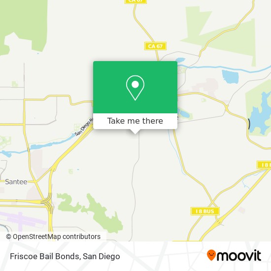 Friscoe Bail Bonds map