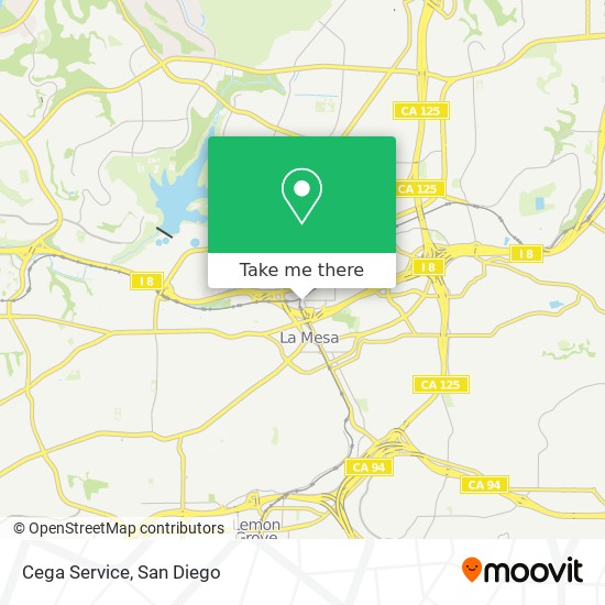 Cega Service map