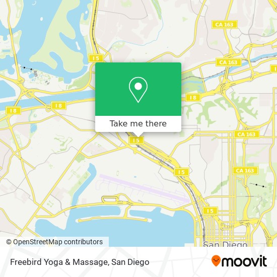 Freebird Yoga & Massage map
