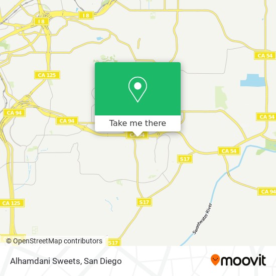 Alhamdani Sweets map