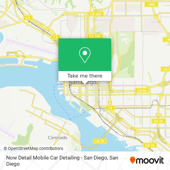 Mapa de Now Detail Mobile Car Detailing - San Diego