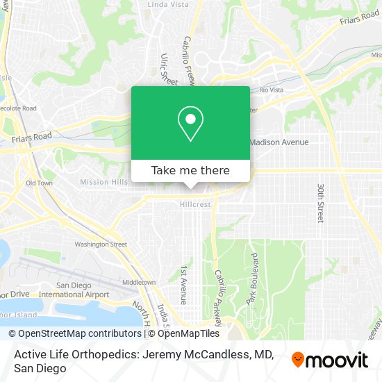 Active Life Orthopedics: Jeremy McCandless, MD map