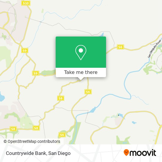 Countrywide Bank map