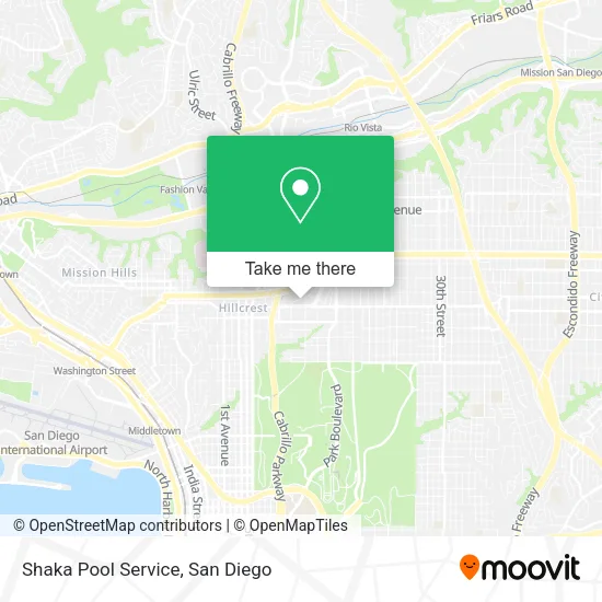 Shaka Pool Service map