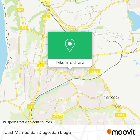 Mapa de Just Married San Diego
