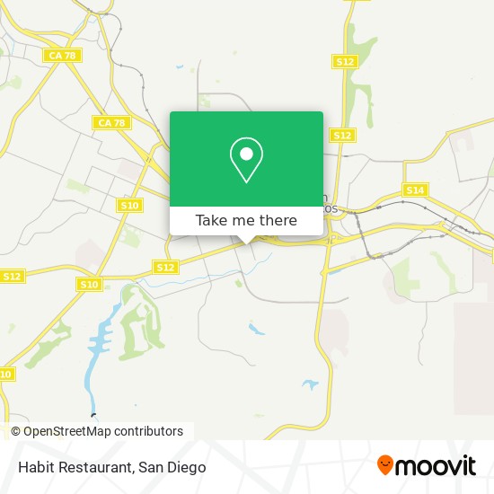 Habit Restaurant map