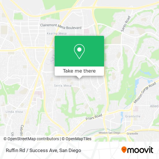 Mapa de Ruffin Rd / Success Ave