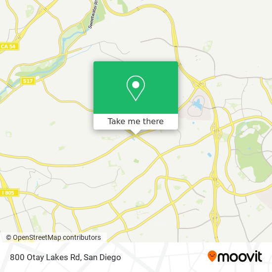Mapa de 800 Otay Lakes Rd