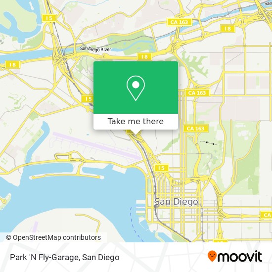 Mapa de Park 'N Fly-Garage