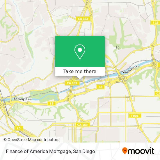 Mapa de Finance of America Mortgage